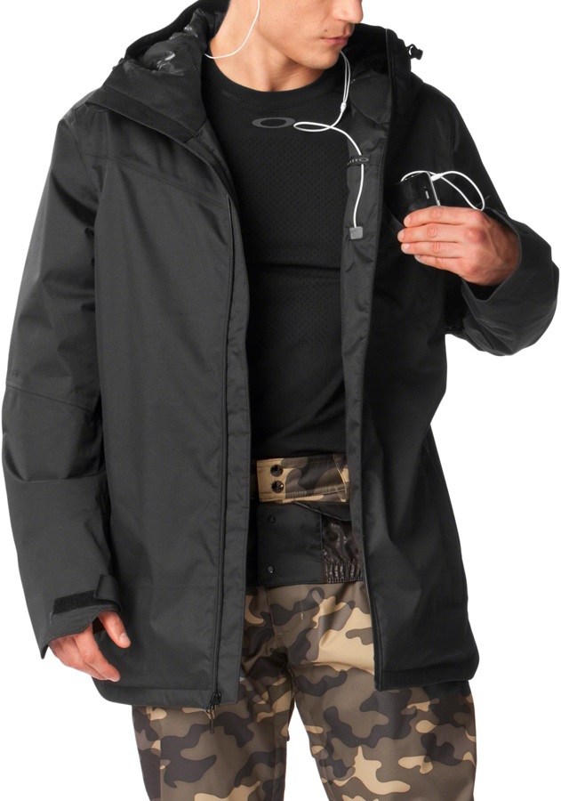 Oakley Region Insulated Snowboard/Ski Jacket, L, Bright Orange